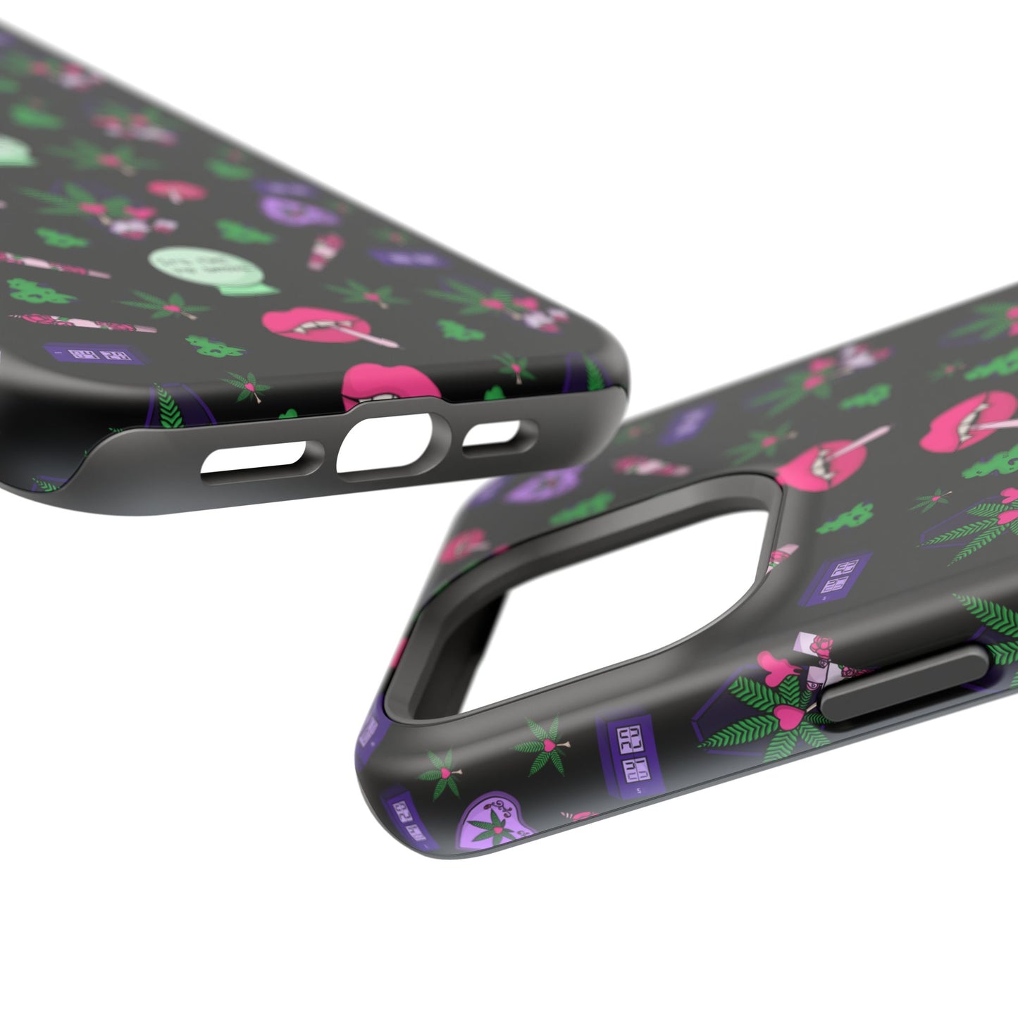 Spooky Stoner Babe Impact-Resistant Phone Case