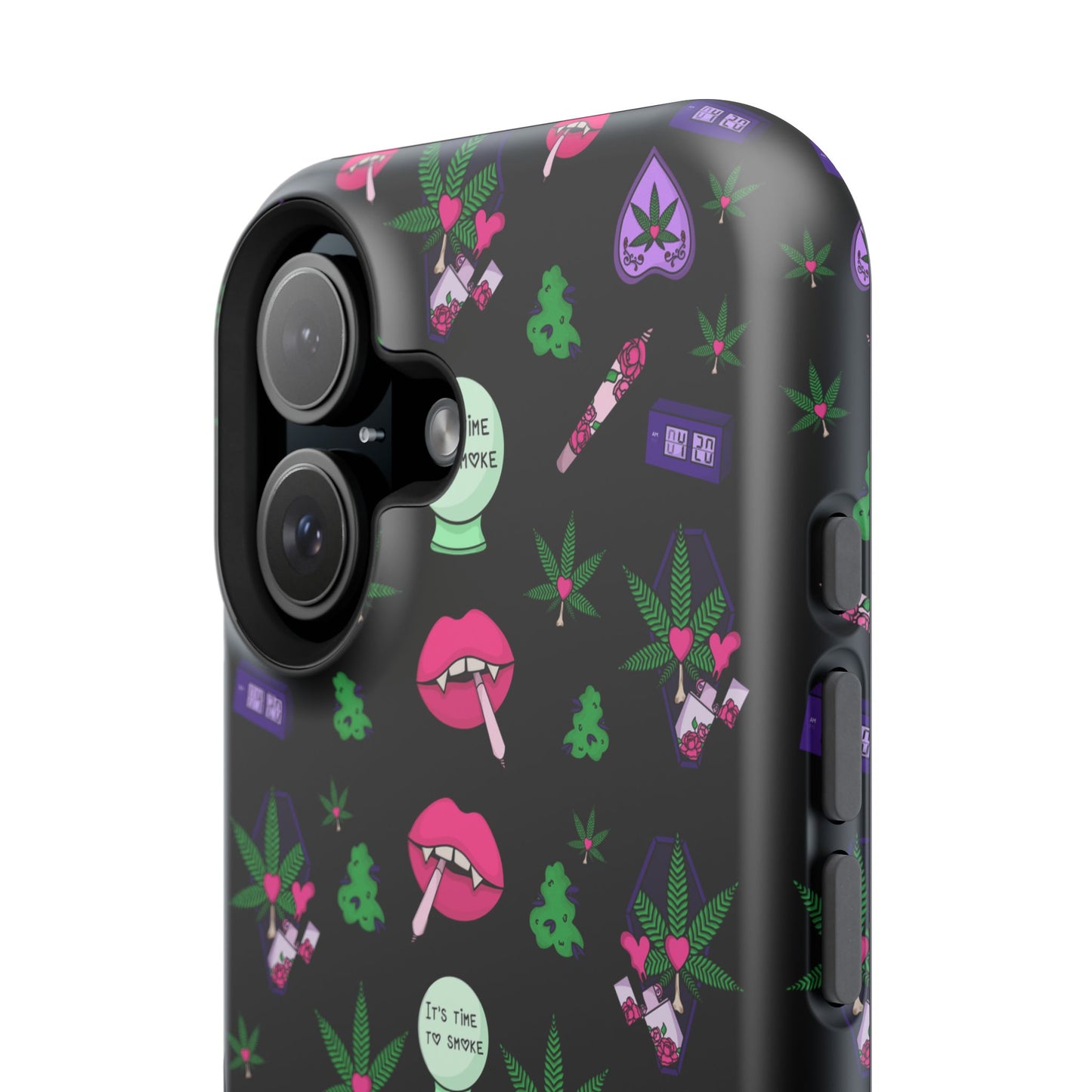 Spooky Stoner Babe Impact-Resistant Phone Case
