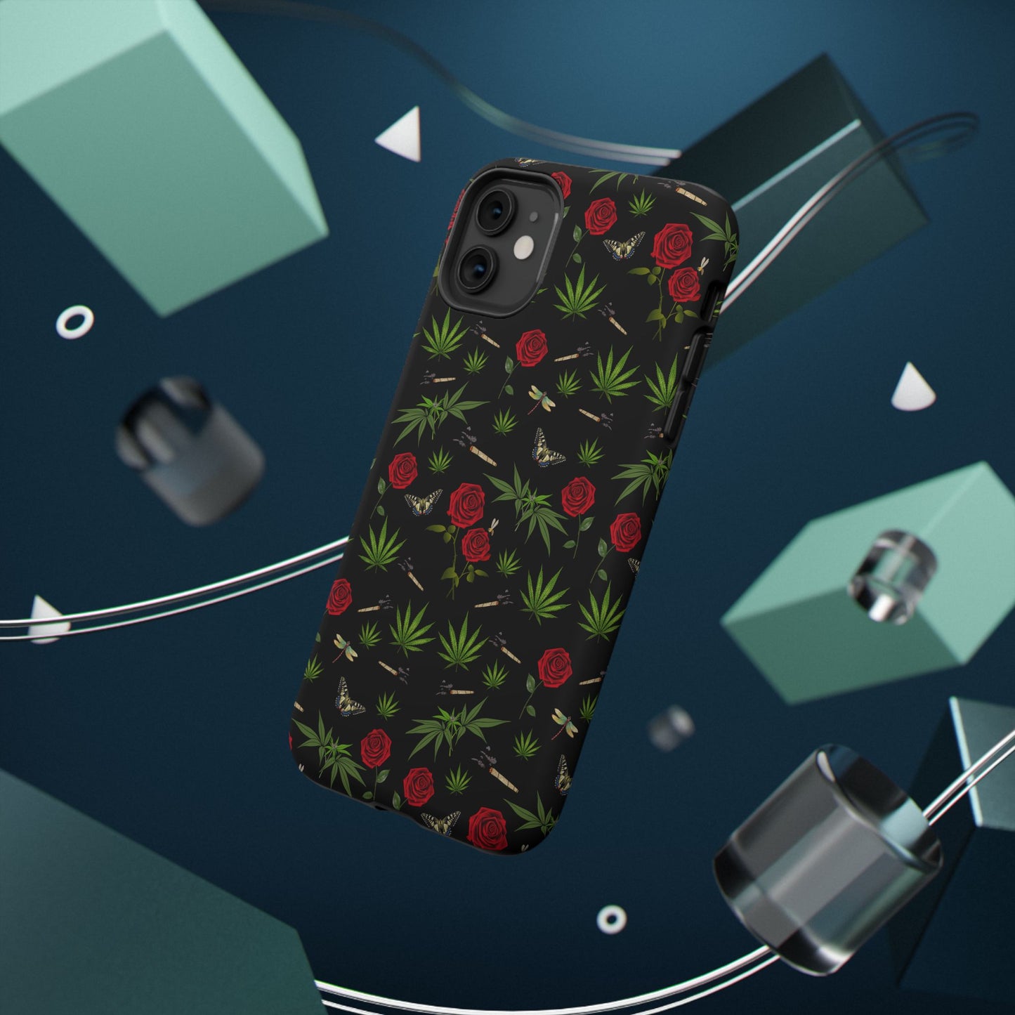 Phone Cases - Blunts & Roses Smokers Delight Impact-Resistant Cases