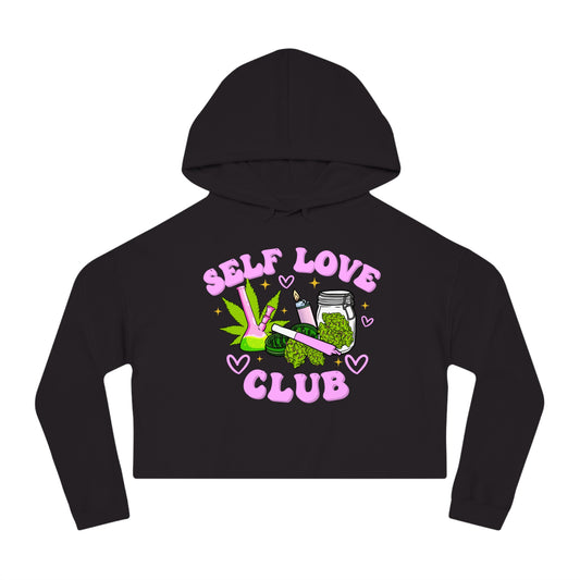 Self Care Club Crop Hoodie