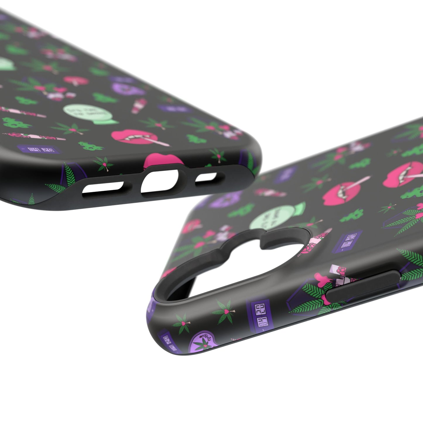 Spooky Stoner Babe Impact-Resistant Phone Case