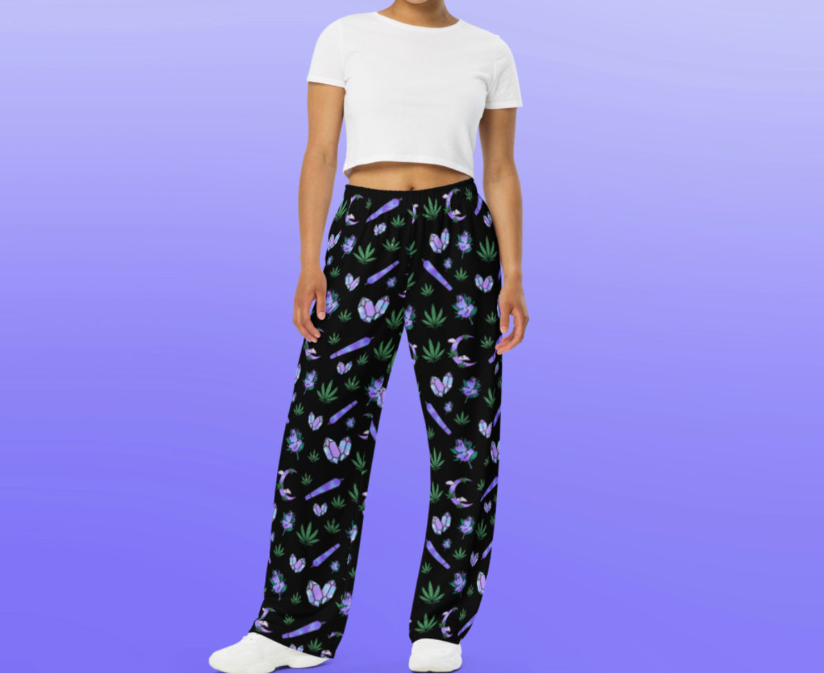 Goddess Energy Wide Leg Pants (High Waisted)