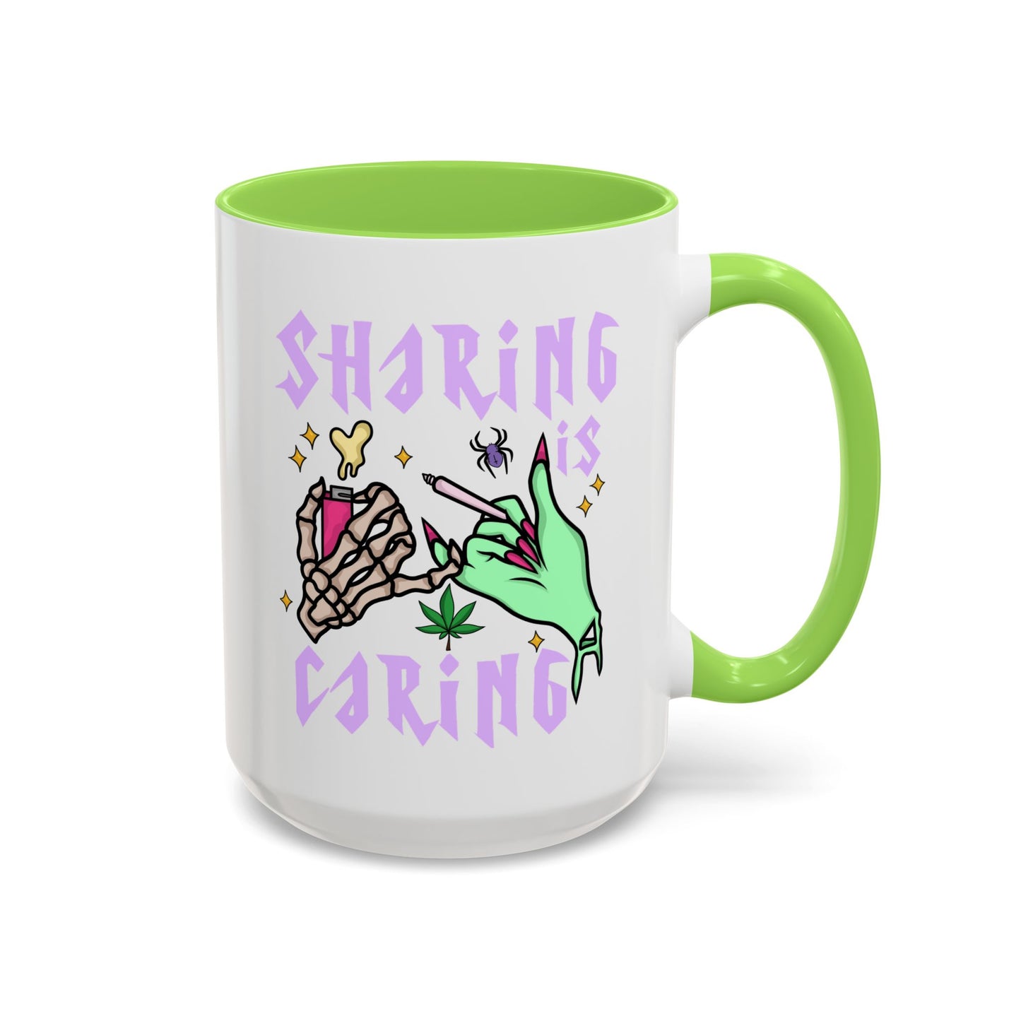 Sharing Is Caring Colorful Mugs (11oz, 15oz)