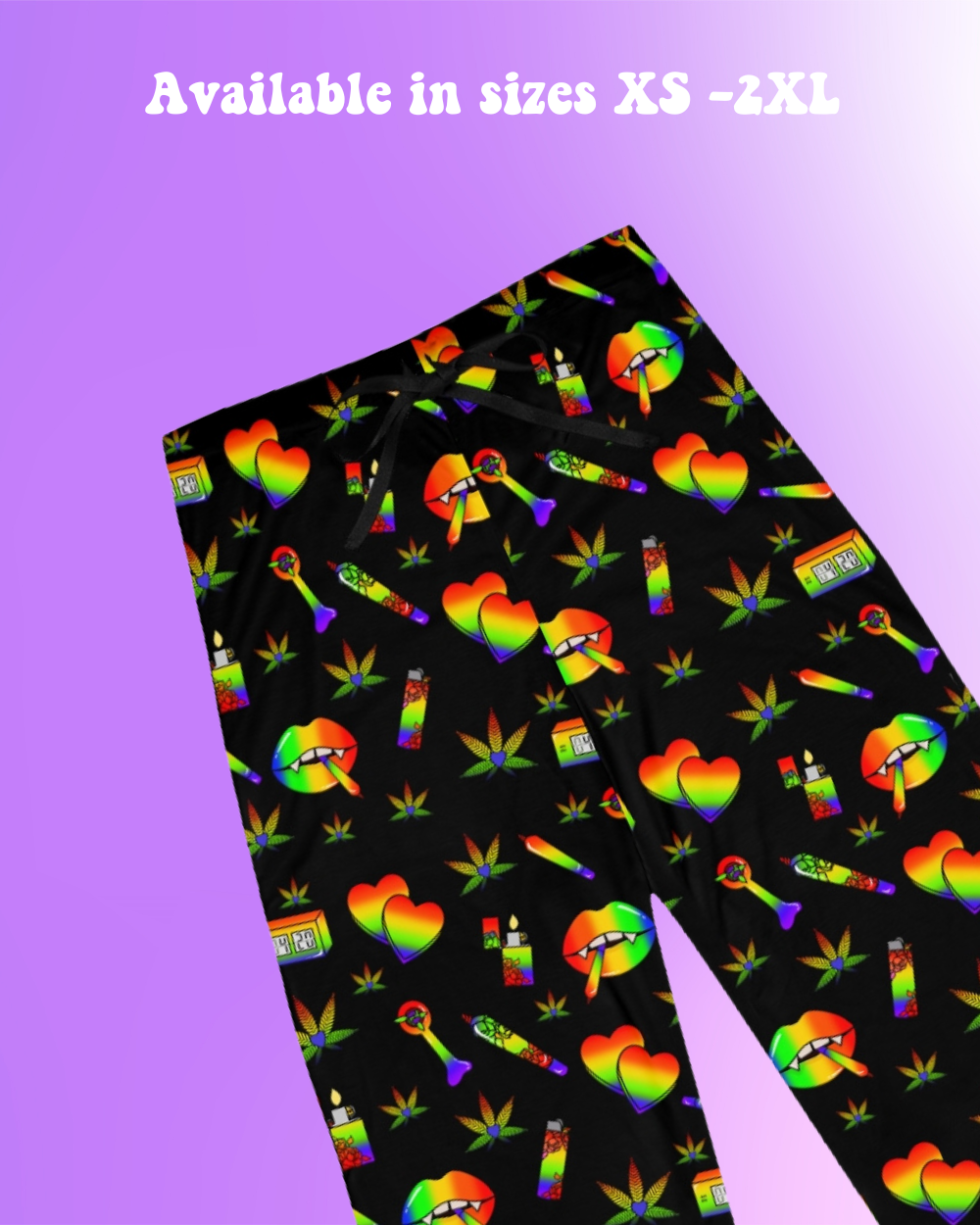 Stoner Babe Vampire Pajama Pants