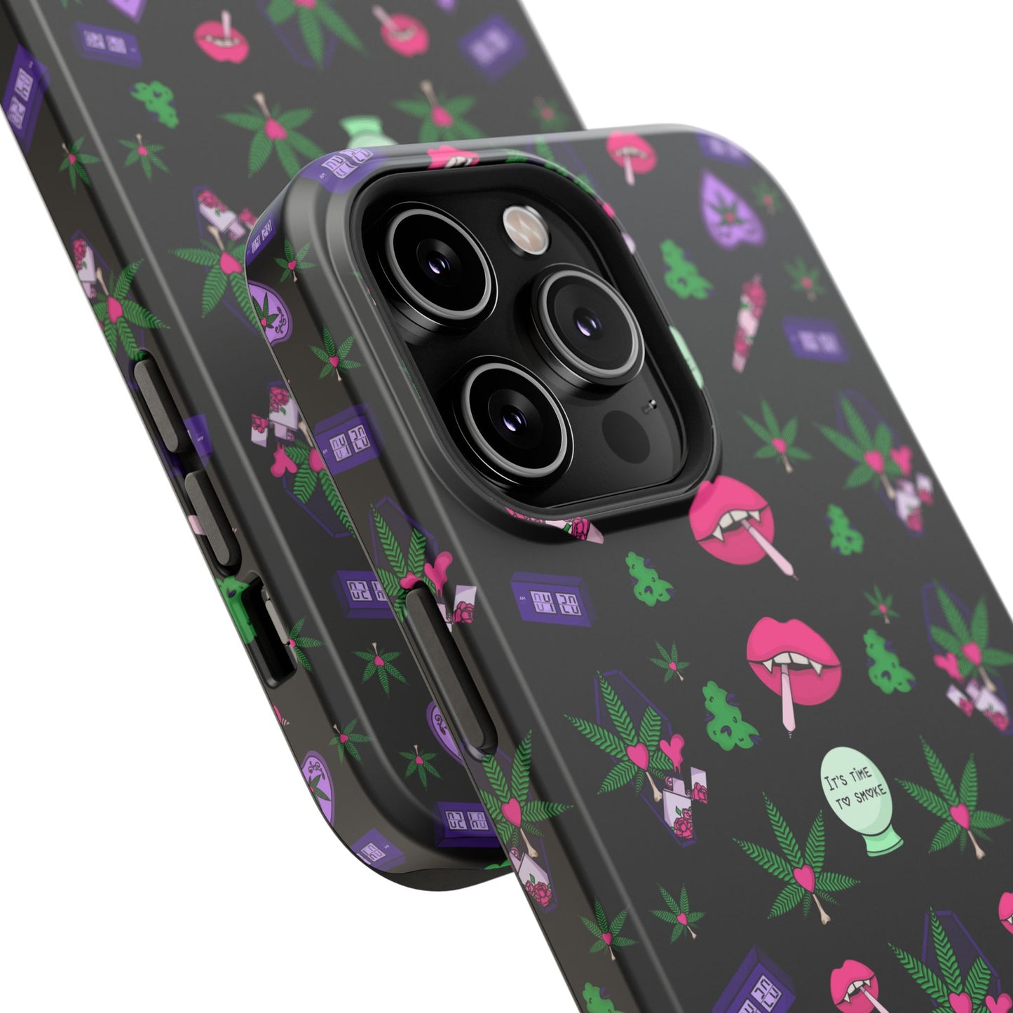 Spooky Stoner Babe Impact-Resistant Phone Case