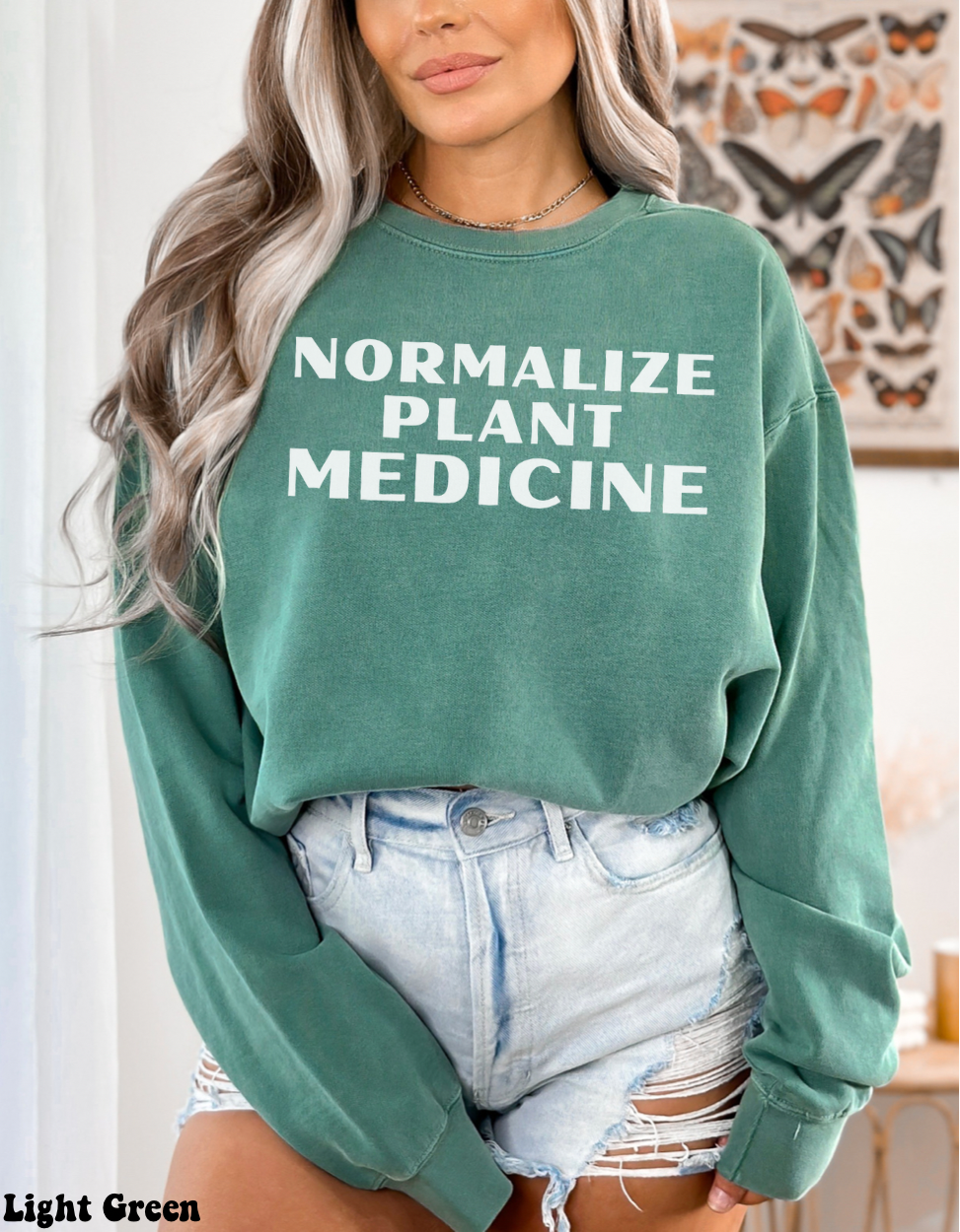 Normalize Plant Medicine Unisex Sweatshirt