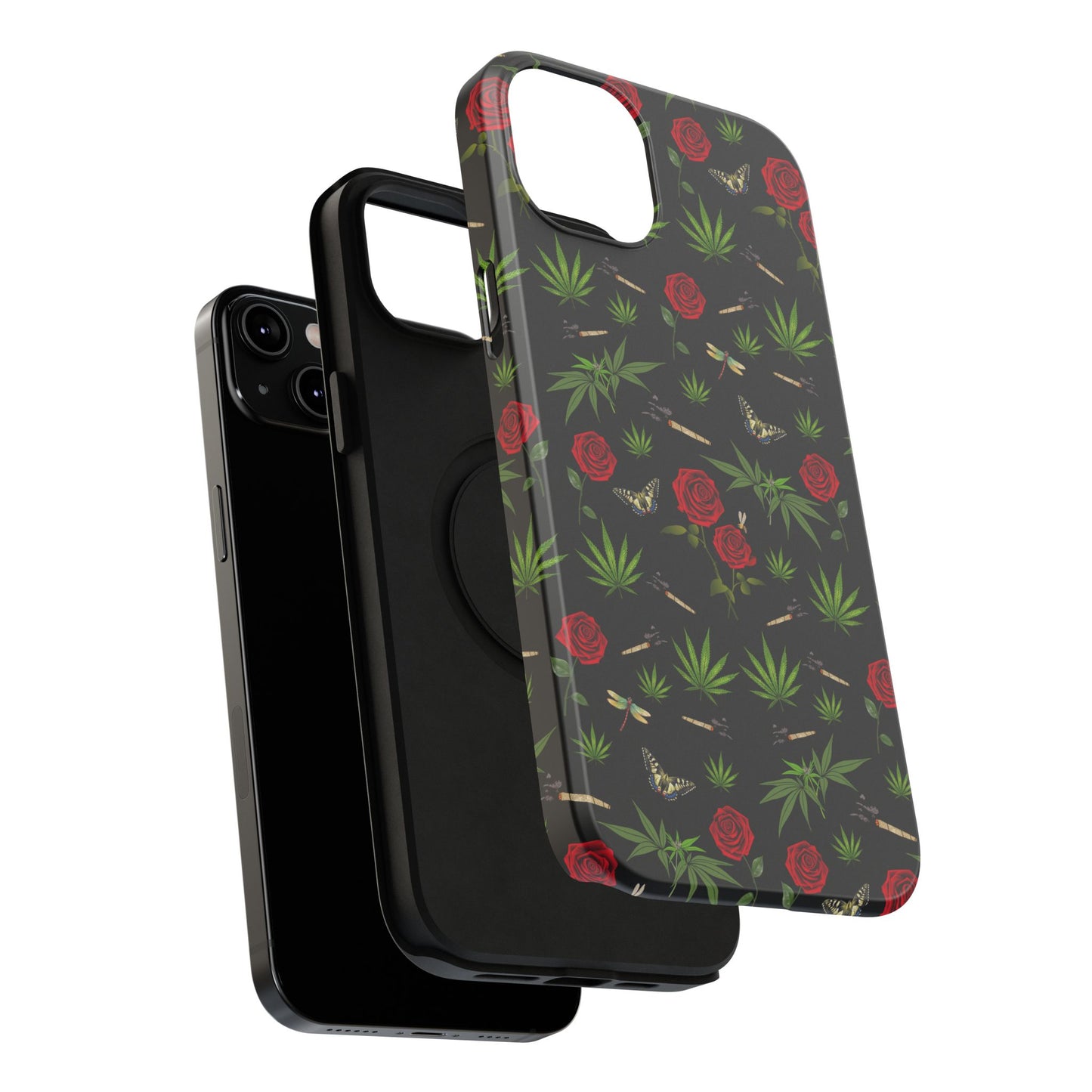 Phone Cases - Blunts & Roses Smokers Delight Impact-Resistant Cases