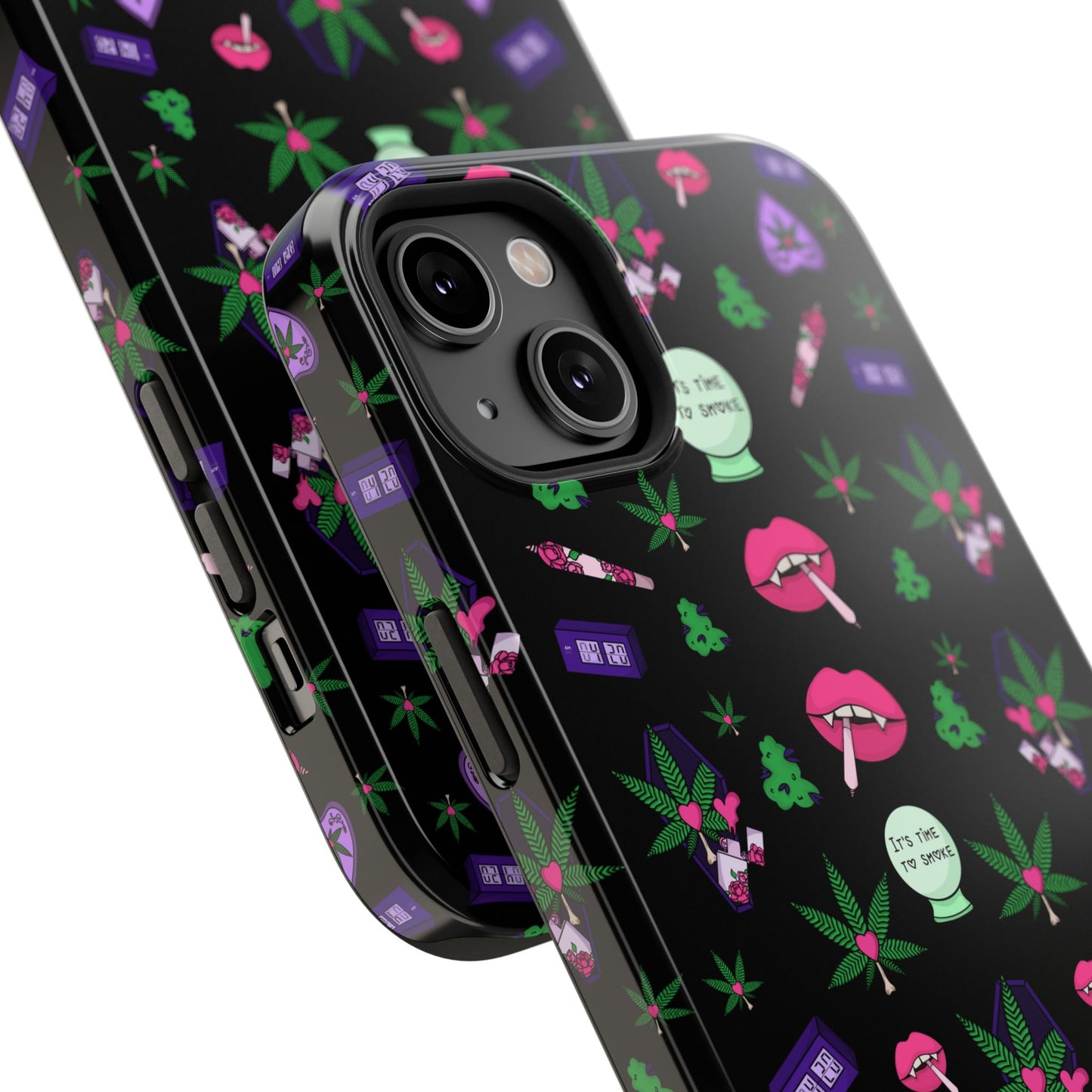 Spooky Stoner Babe Impact-Resistant Phone Case