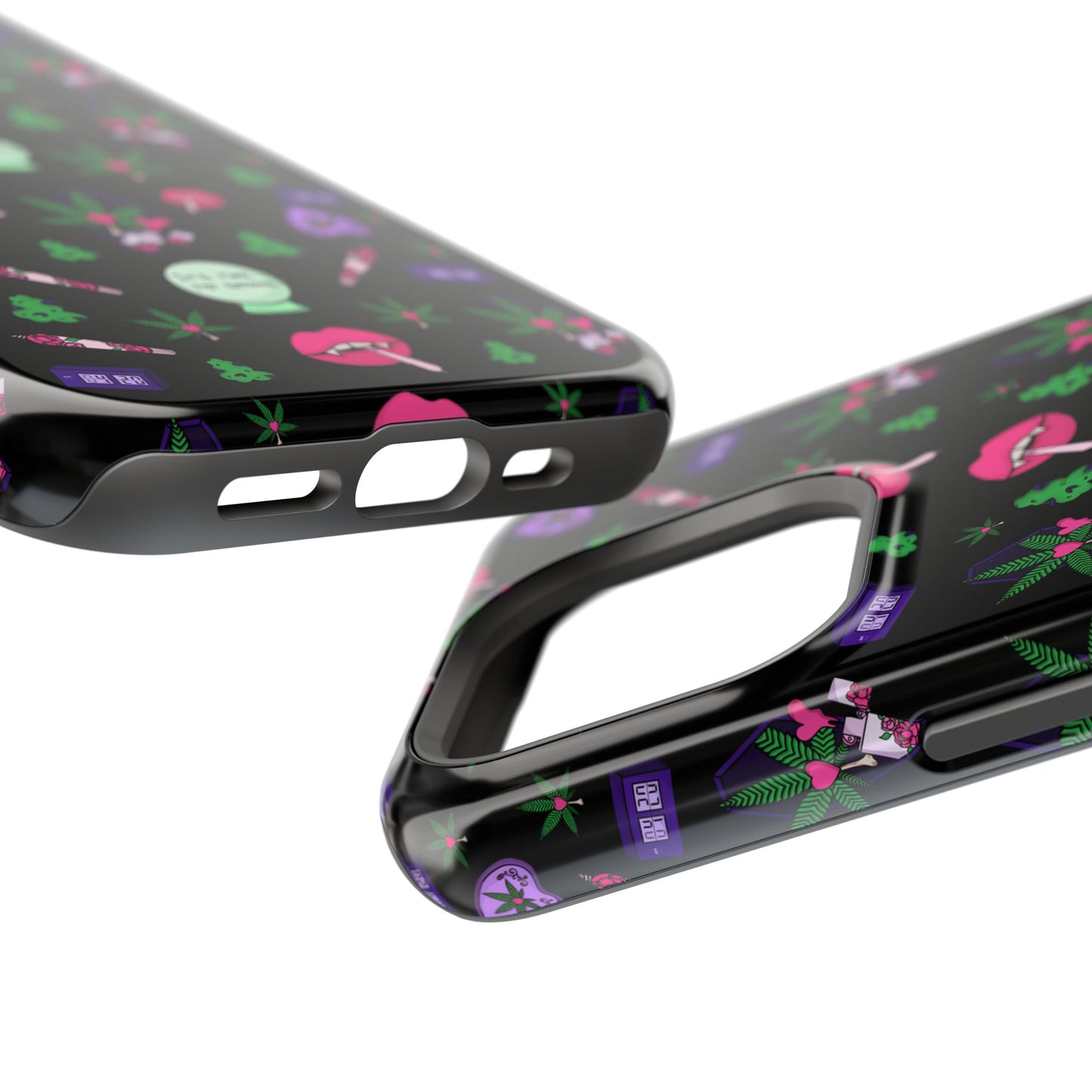 Spooky Stoner Babe Impact-Resistant Phone Case