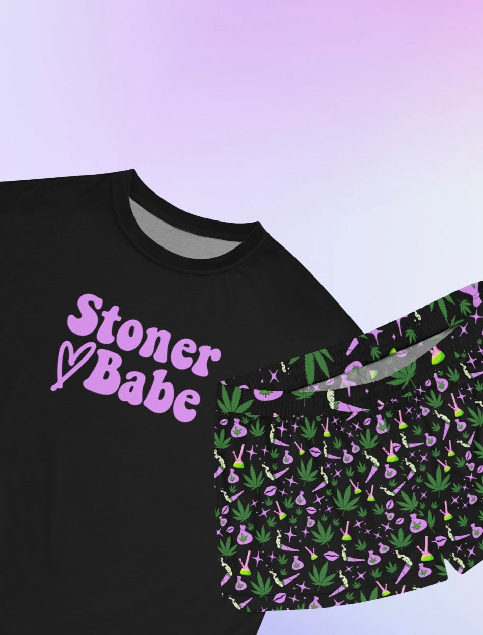 Stoner Babe Pajama Set