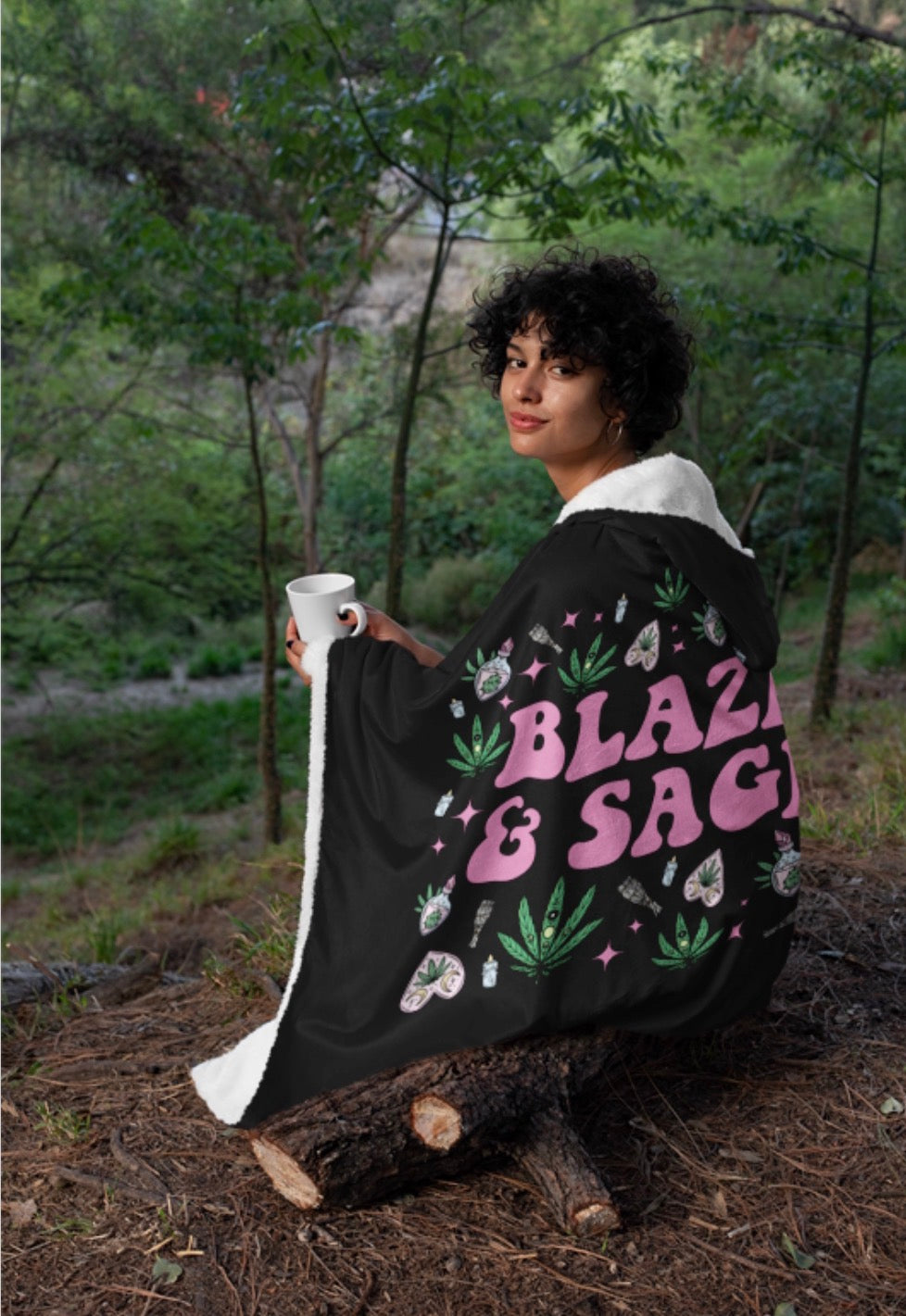 Blazed & Saged Hooded Blanket