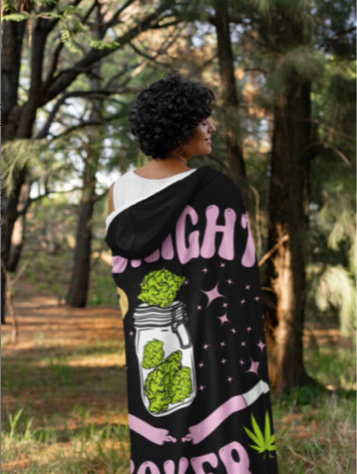 Midnight Toker Hooded Blanket