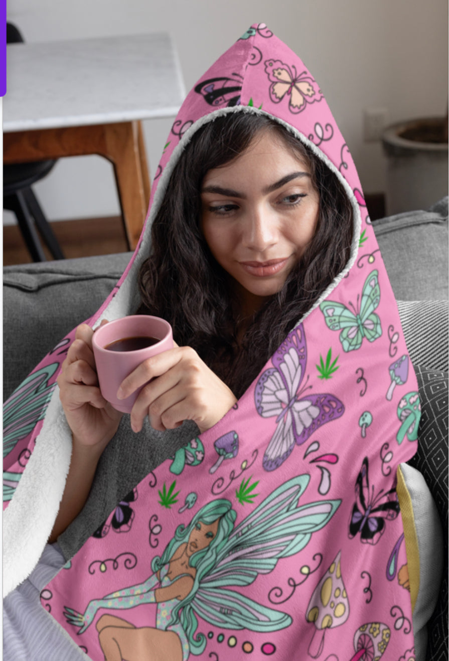 Fairy Hooded Snuggle Blanket