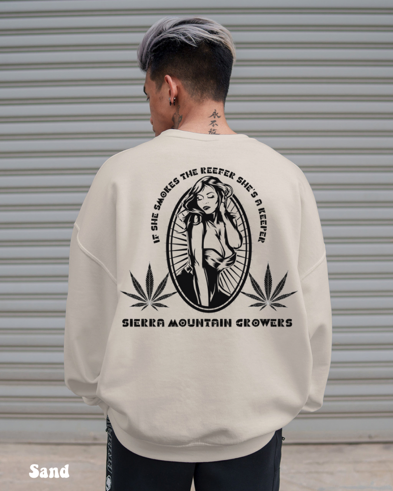 If She Smokes The Reefer Crewneck Sweatshirt(Unisex)