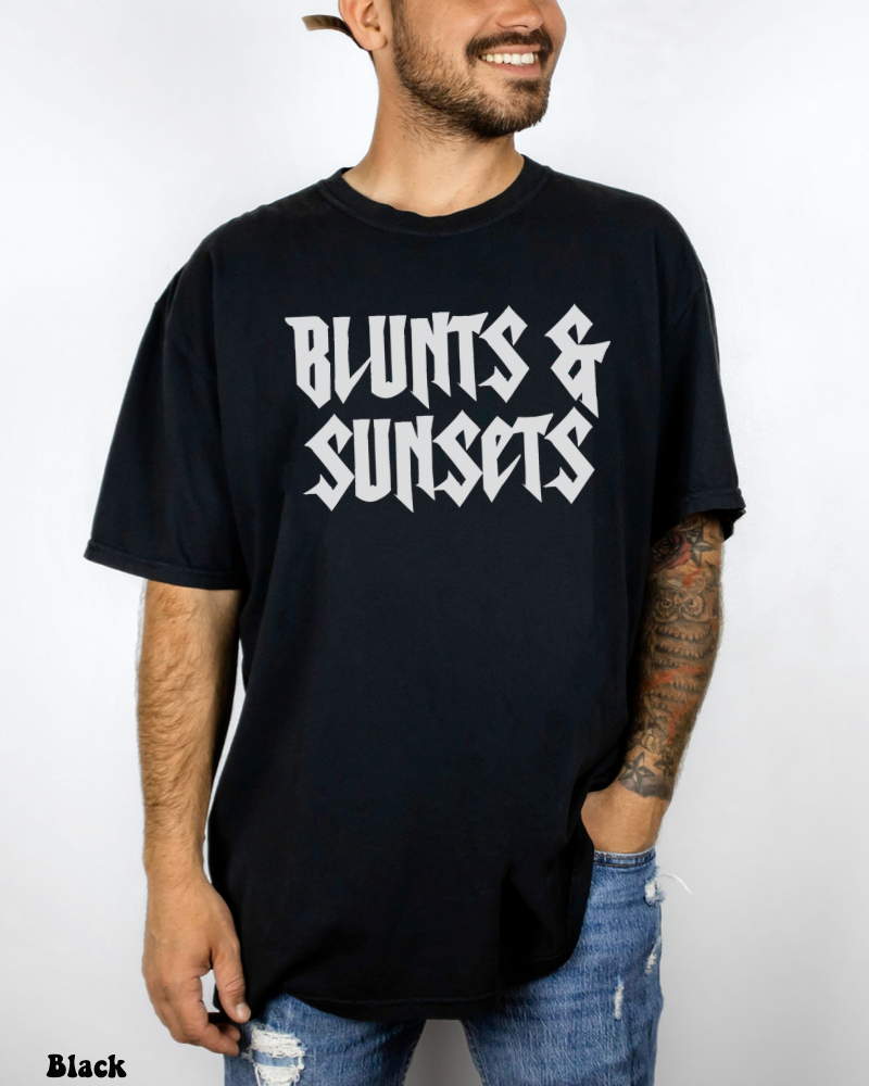 Blunts & Sunsets Unisex Jersey Tee