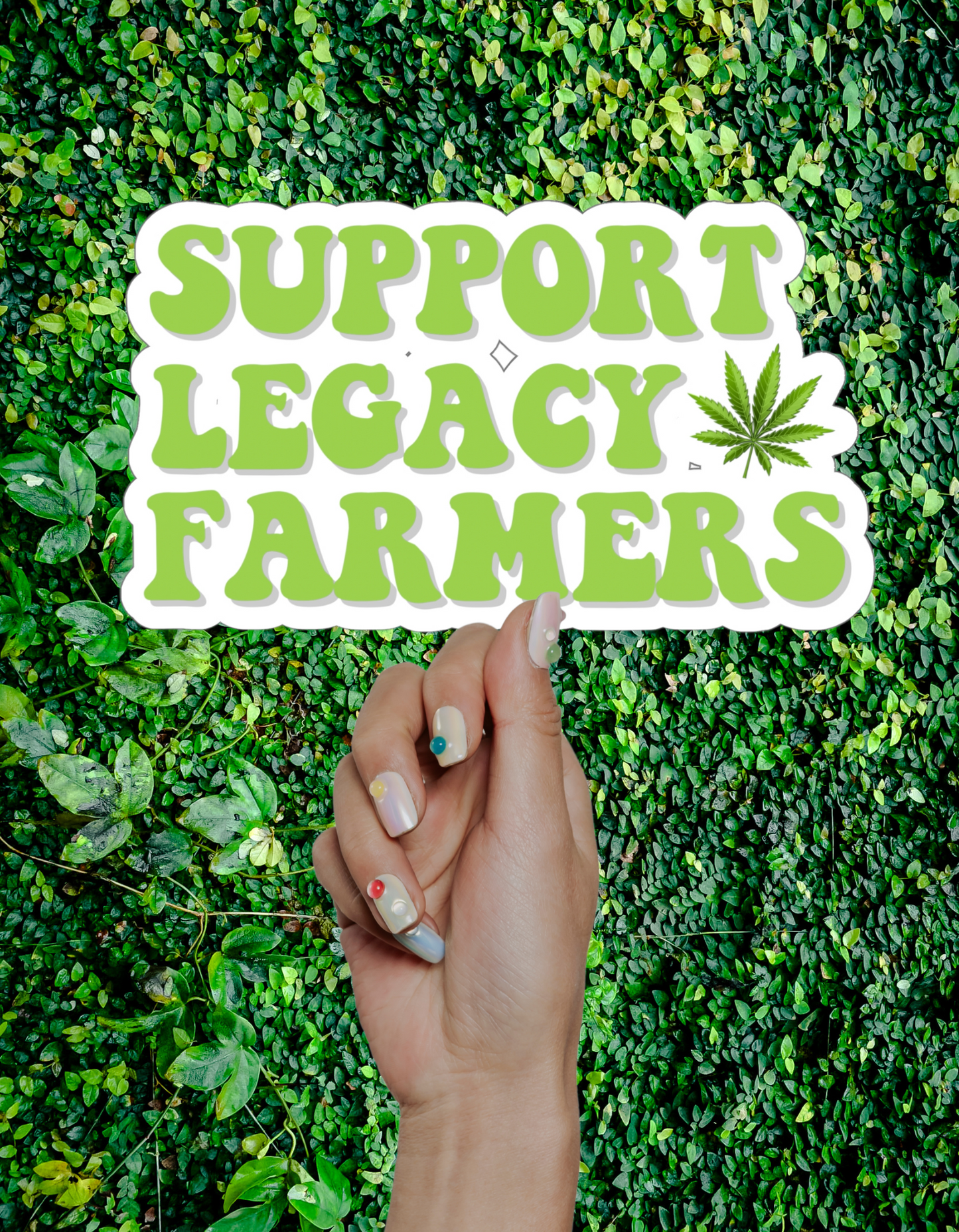 Support Legacy Farmers Die-Cut Stickers