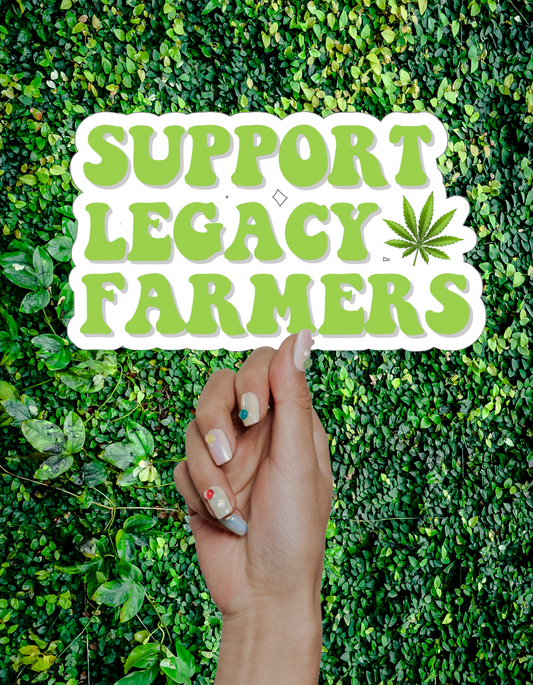 Support Legacy Farmers Die-Cut Stickers