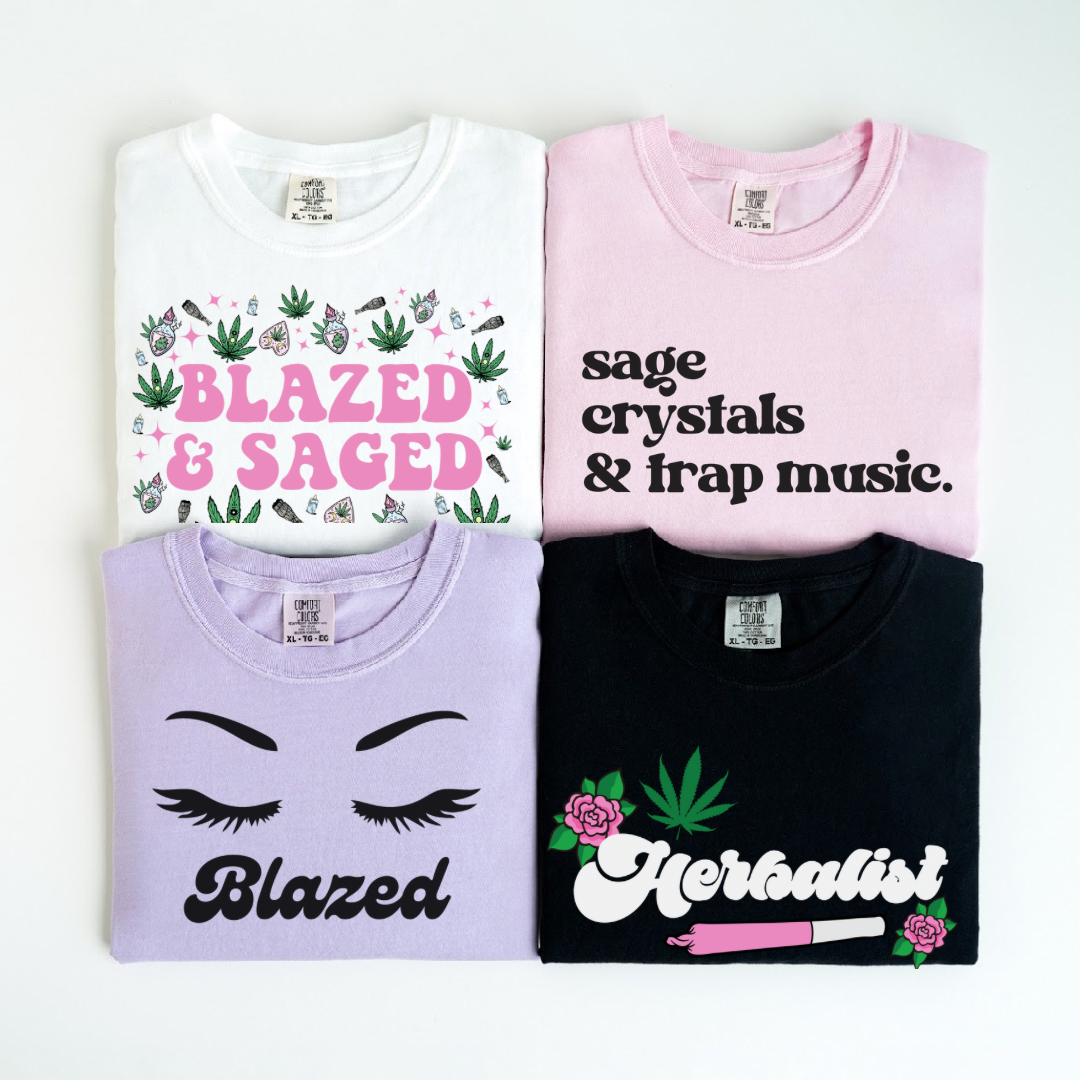 Sage Crystals & Trap Music Tee