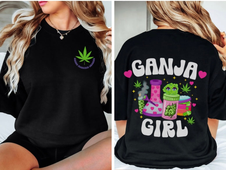 Ganja Girl Comfort Colors Tee