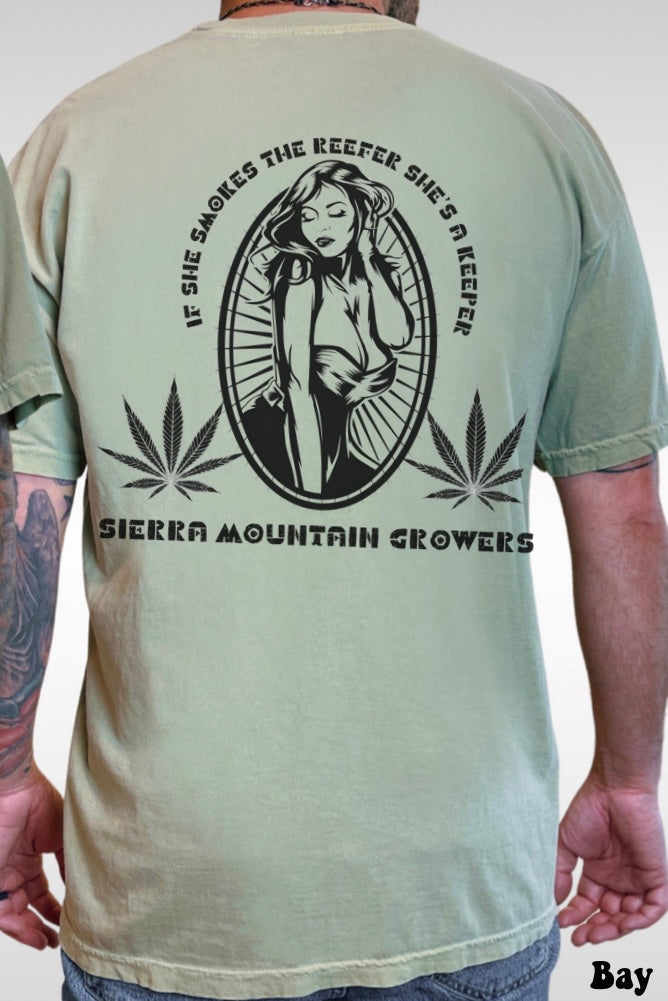 If She Smokes The Reefer She’s A Keeper Tee