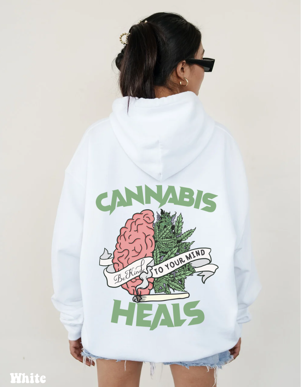 Cannabis Heals Unisex Hooded Sweatshirt