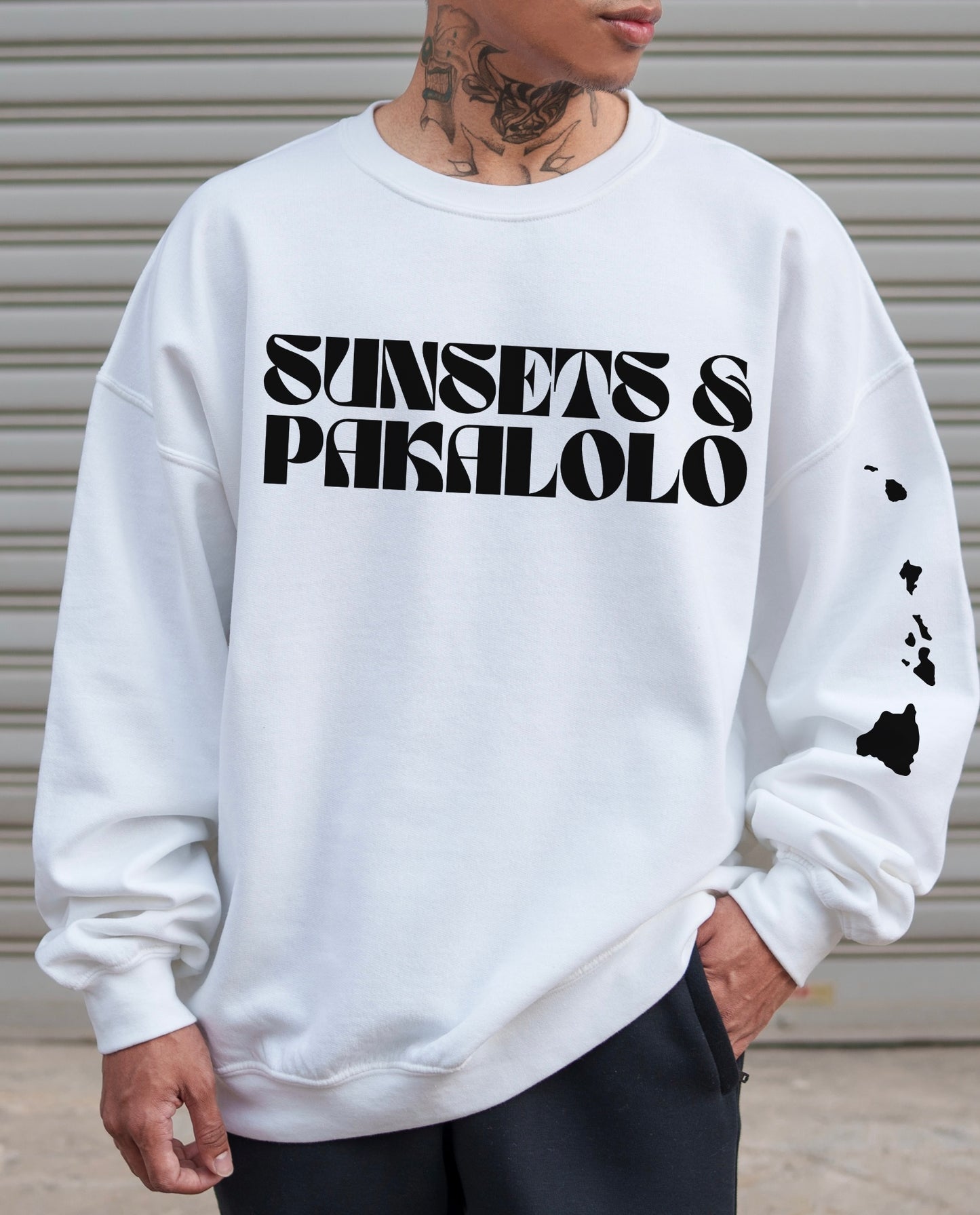 Sunsets & Pakalolo Crewneck Sweatshirt