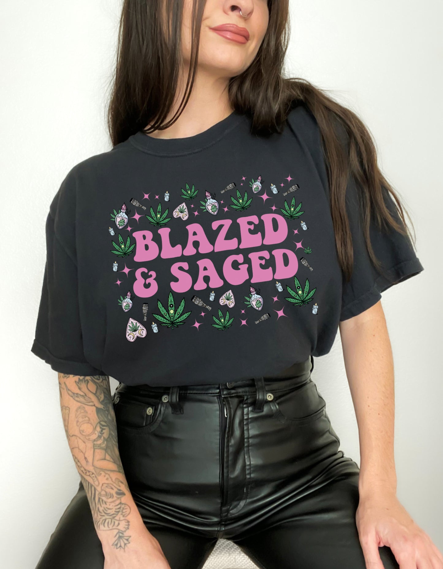 Blazed & Saged Jersey Tee