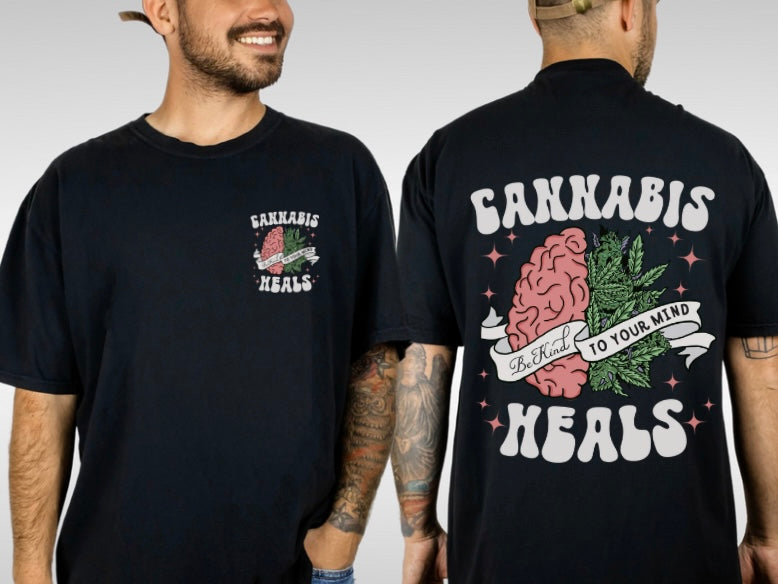 Cannabis Heals T-shirt(Unisex)