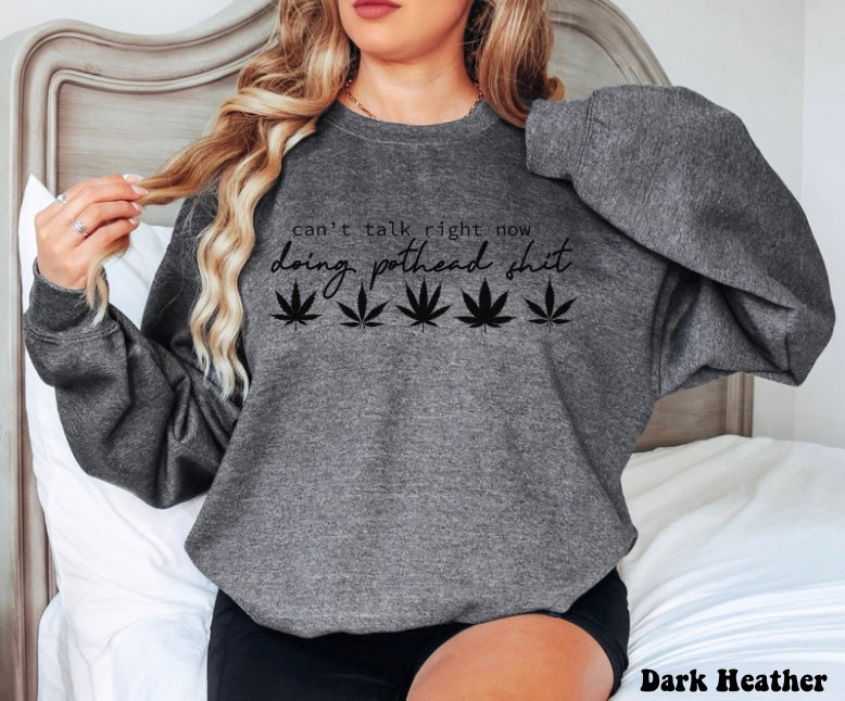 Can’t Talk Right Now Crewneck Sweatshirt