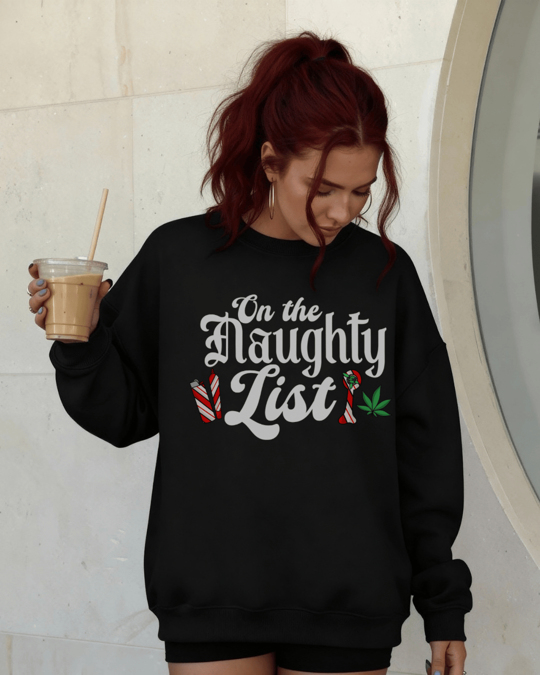 On The Naughty List Crewneck Sweatshirt