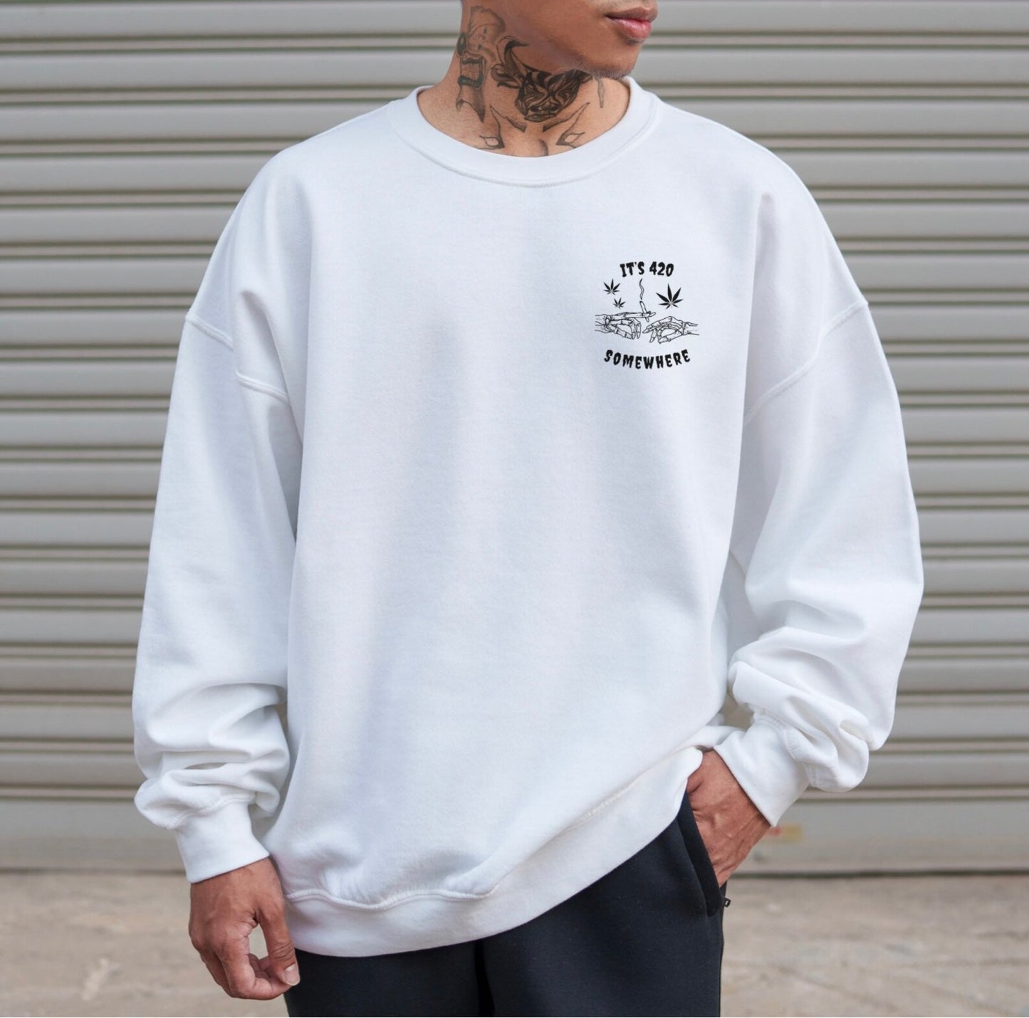 Don’t Panic It’s Organic Unisex Crewneck