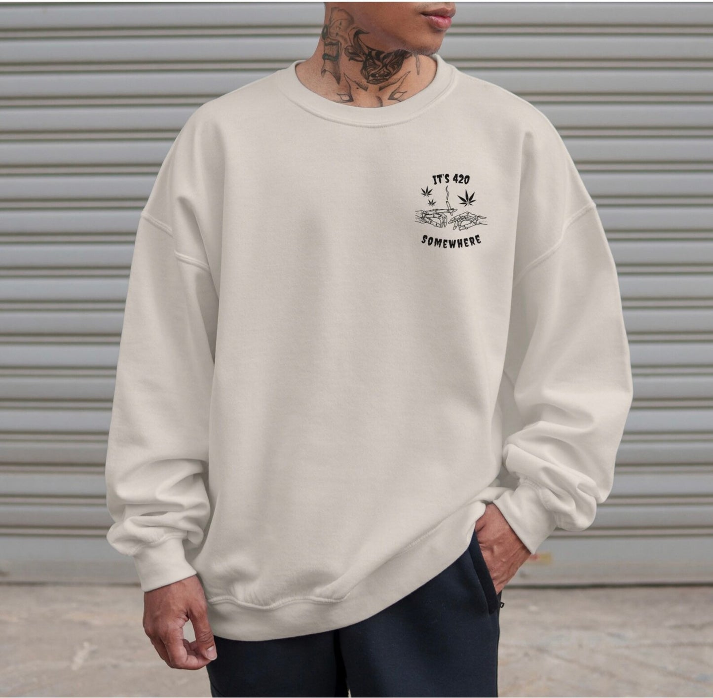 Don’t Panic It’s Organic Unisex Crewneck