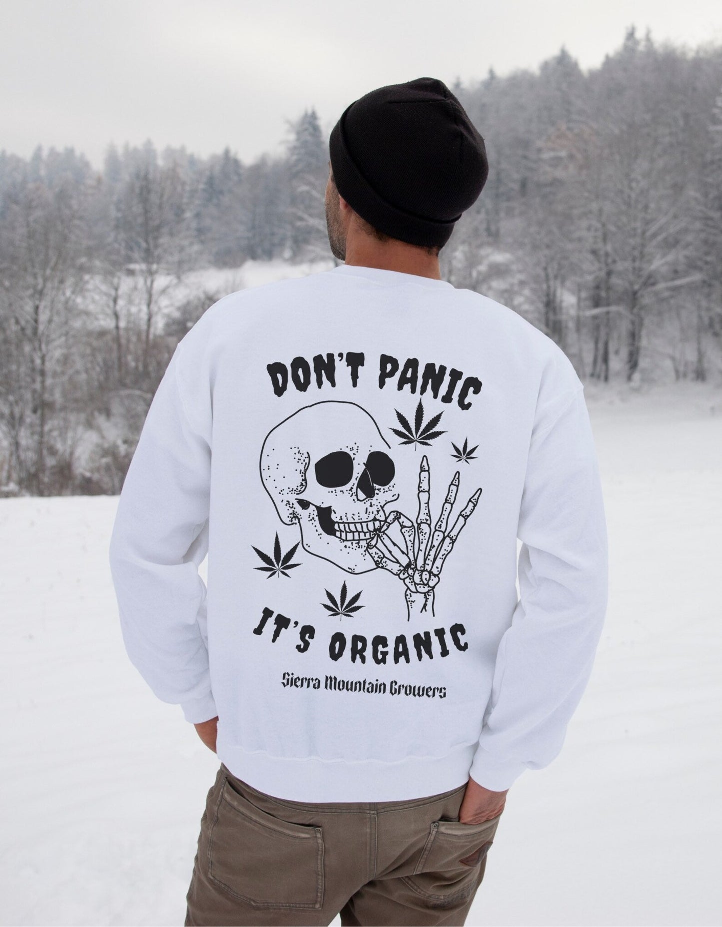 Don’t Panic It’s Organic Unisex Crewneck