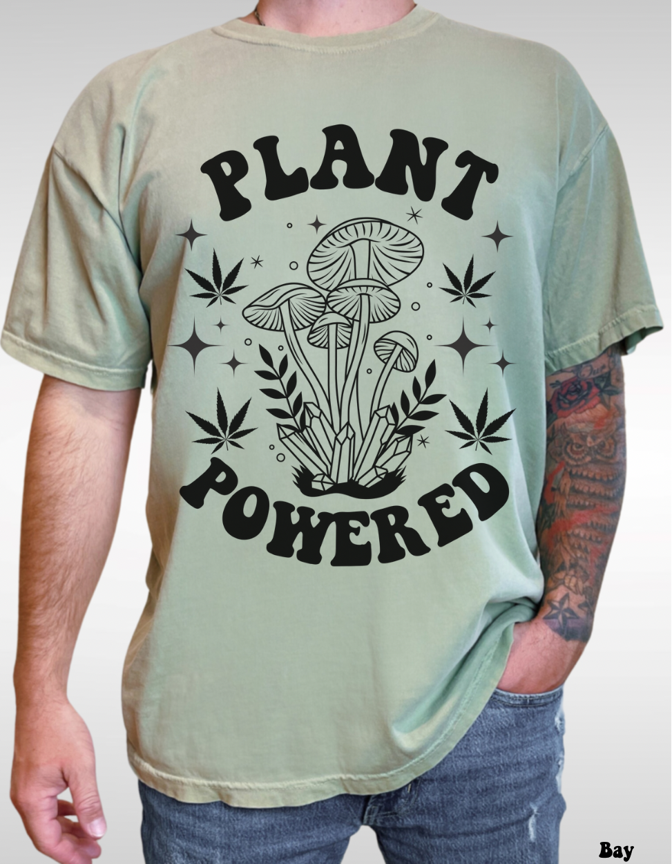 Plant Powered Magic Mushroom Shirt