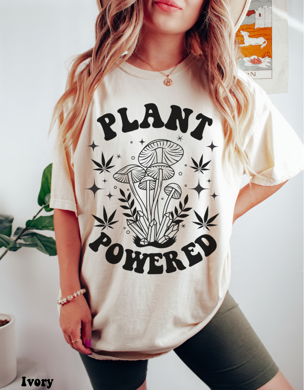 Plant Powered Magic Mushroom Shirt