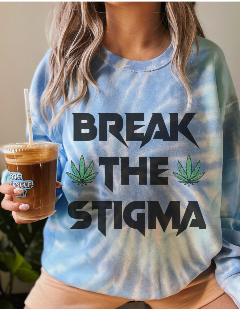 Break The Stigma Tie-Dye Sweatshirt