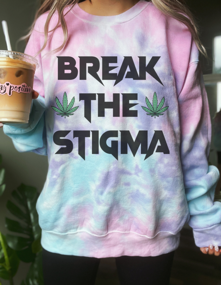 Break The Stigma Tie-Dye Sweatshirt