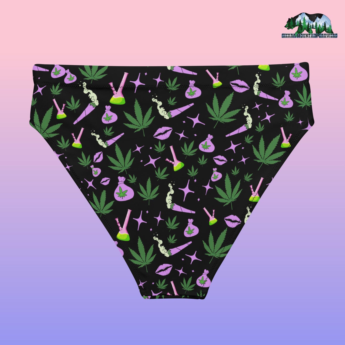 Stoner Babe Bikini Bottom(High Waisted)