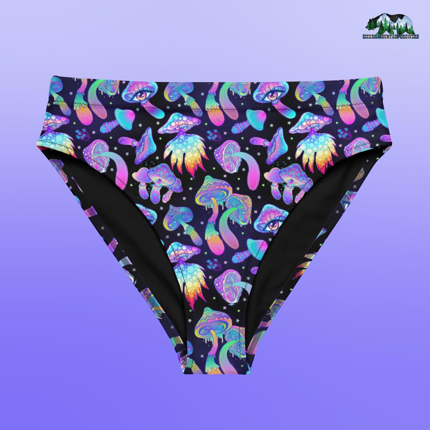 Magic Mushroom Bikini Bottoms (High Waisted)