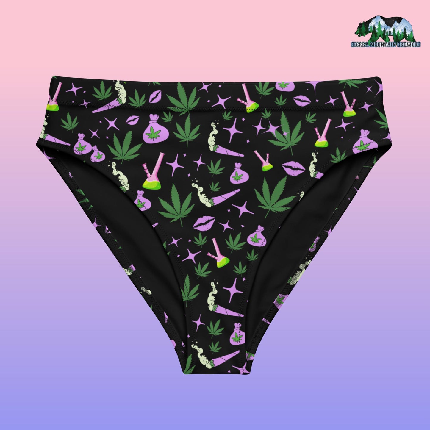 Stoner Babe Bikini Bottom(High Waisted)