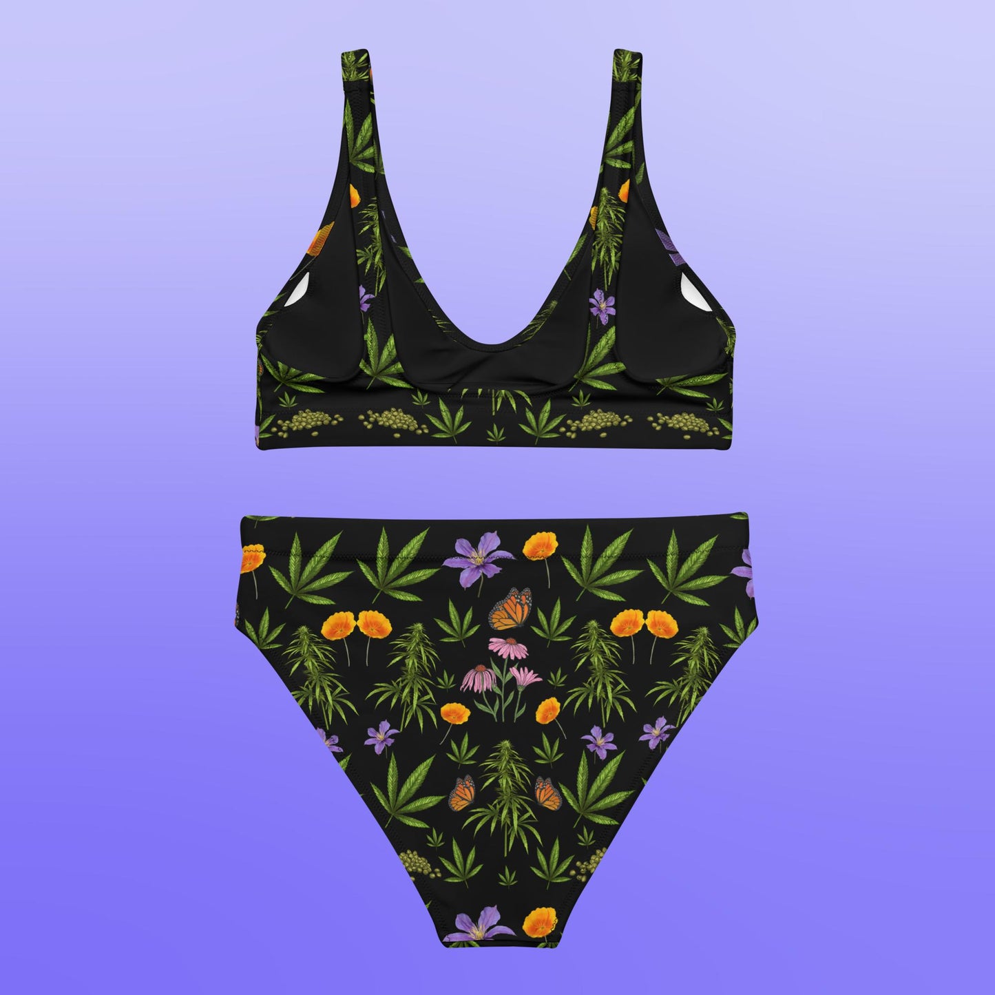 Garden Babe High-Waisted Bikini