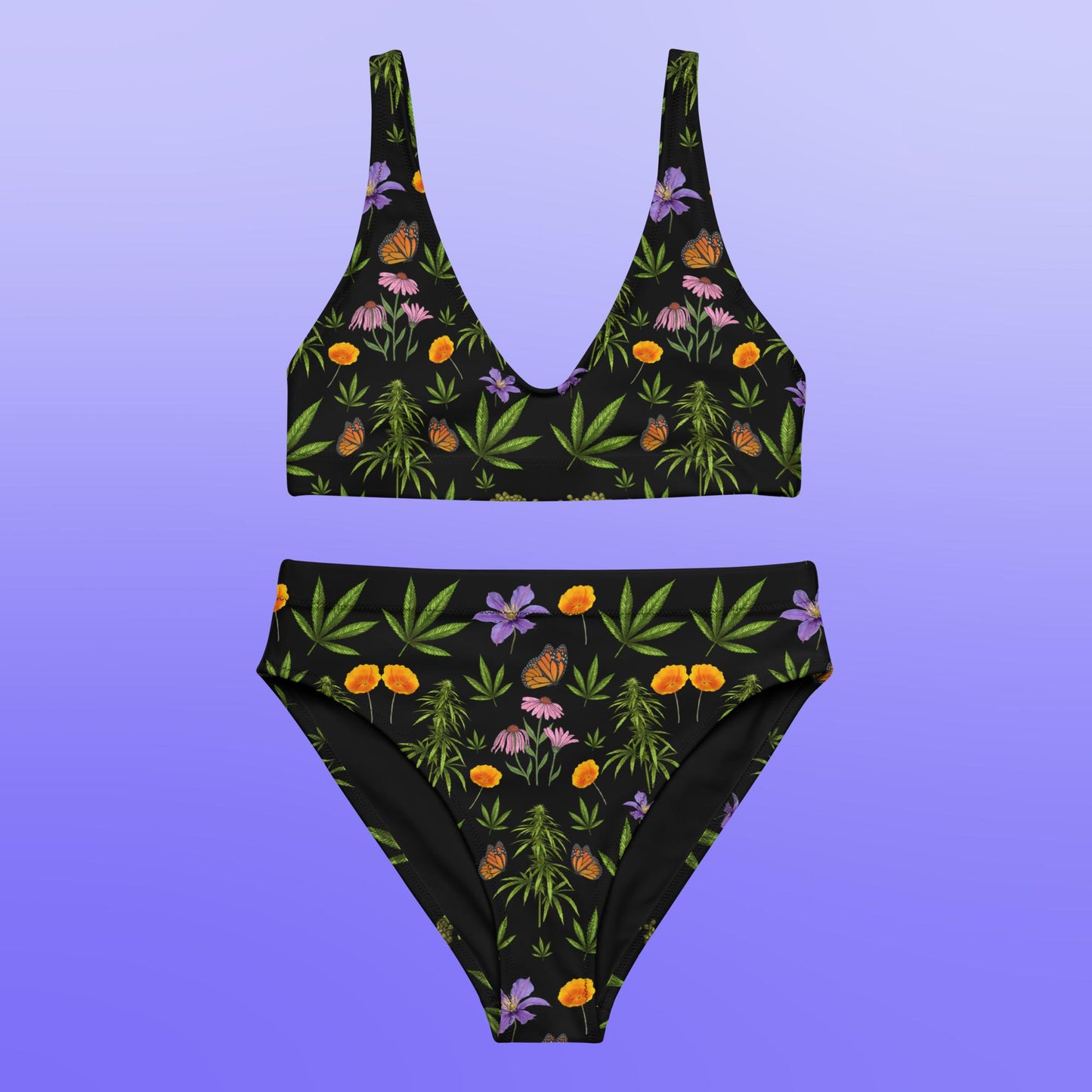 Garden Babe High-Waisted Bikini