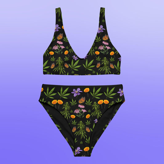 Garden Babe High-Waisted Bikini