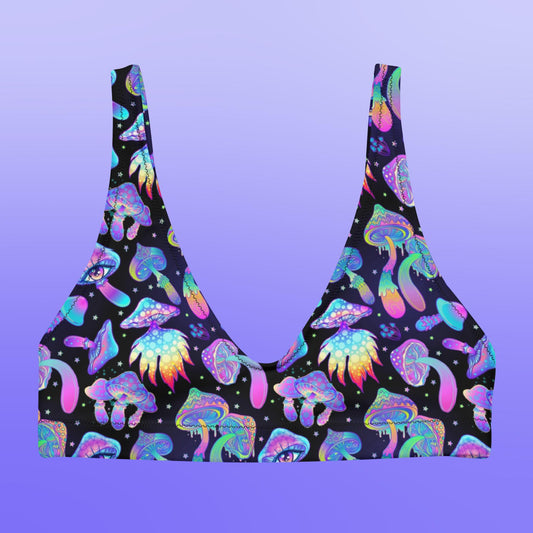 Magic Mushrooms Bikini Top