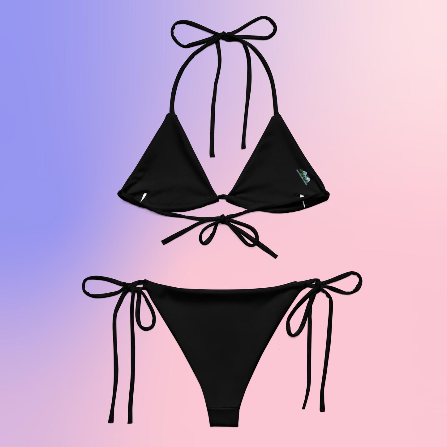 Weed Leaf String Bikini