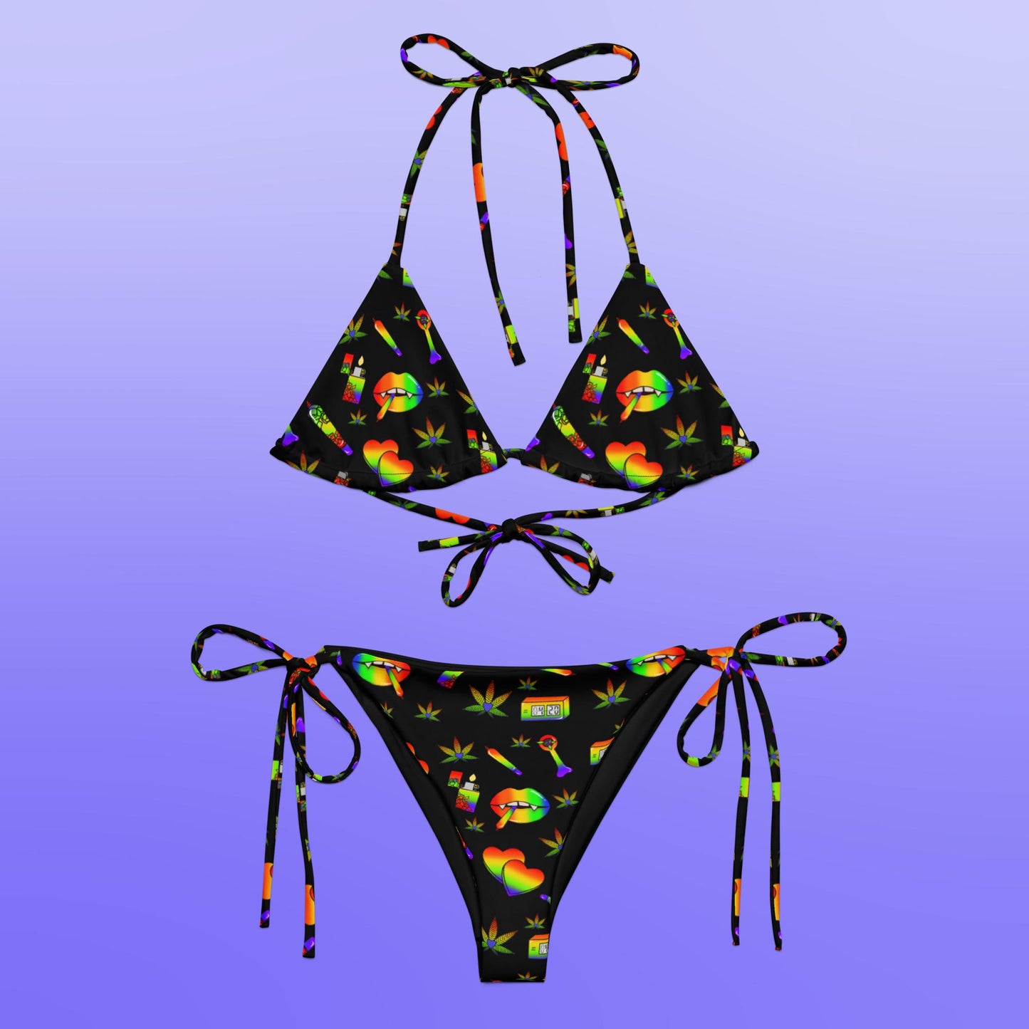 Vampire Stoner Babe String Bikini