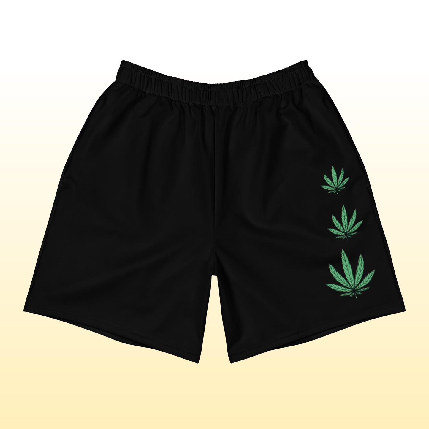 Weed Fan Leaf UNISEX Athletic Long Shorts