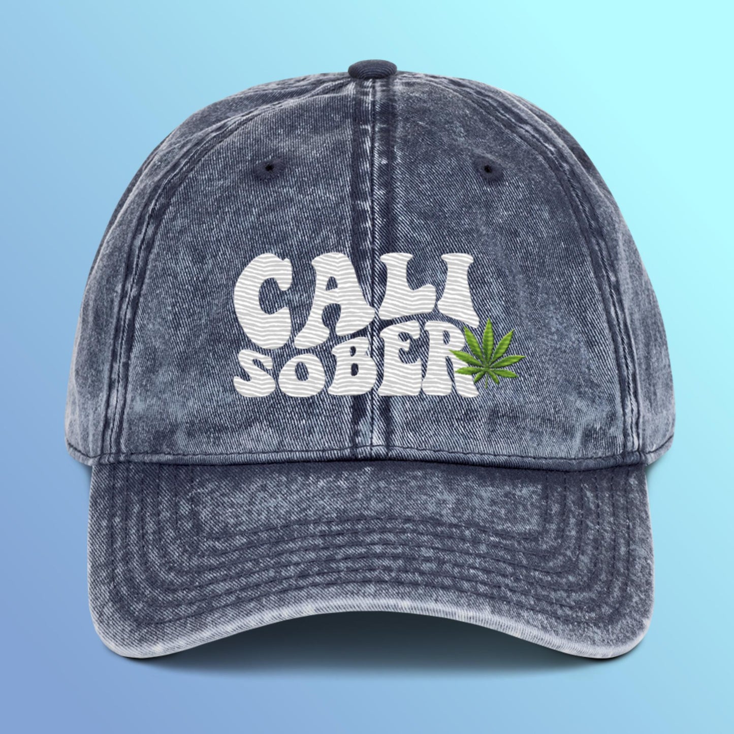 Cali Sober Vintage Cotton Twill Cap