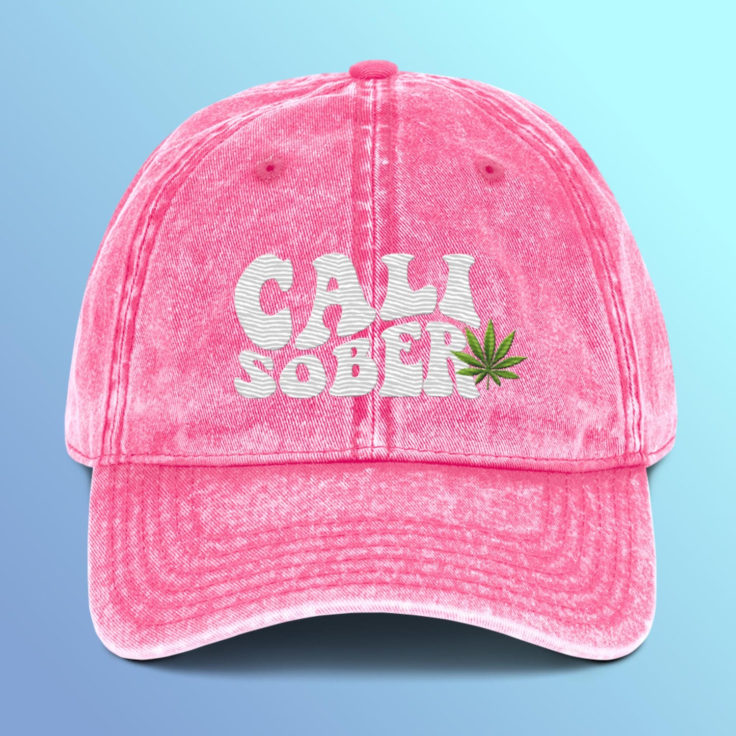 Cali Sober Vintage Cotton Twill Cap